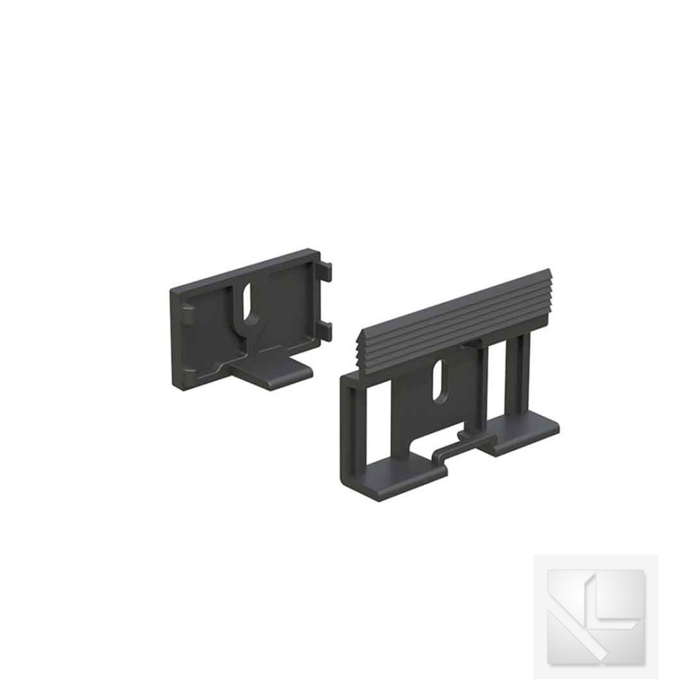 Кріплення плінтуса Cezar (кліпса та накладка) 25шт